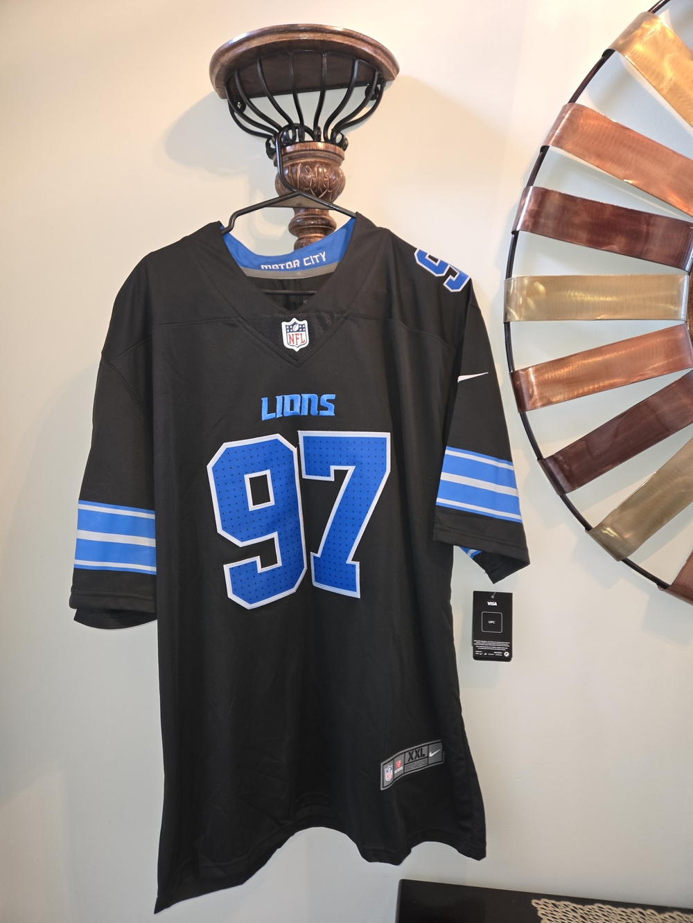 Nike Detroit Lions #97 Hutchinson
